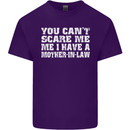 You Can't Scare Me Mother in Law Mens Cotton T-Shirt Tee Top Purple