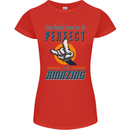 You Don't Have to Be Perfect to Be Amazing Womens Petite Cut T-Shirt Red