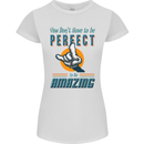 You Don't Have to Be Perfect to Be Amazing Womens Petite Cut T-Shirt White