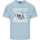 You a Parachute to Skydive Twice Skydiving Mens Cotton T-Shirt Tee Top Light Blue