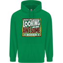 You're Looking at an Awesome Boxer Boxing Childrens Kids Hoodie Irish Green