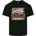 You're Looking at an Awesome Boxer Boxing Mens Cotton T-Shirt Tee Top Black