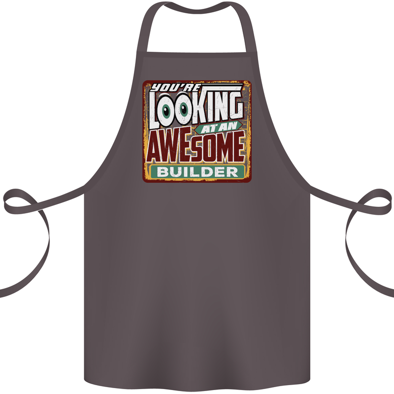 You're Looking at an Awesome Builder Cotton Apron 100% Organic Dark Grey