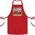 You're Looking at an Awesome Builder Cotton Apron 100% Organic Red