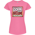 You're Looking at an Awesome Builder Womens Petite Cut T-Shirt Azalea