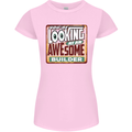 You're Looking at an Awesome Builder Womens Petite Cut T-Shirt Light Pink