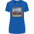 You're Looking at an Awesome Builder Womens Wider Cut T-Shirt Royal Blue