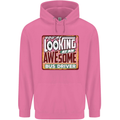 You're Looking at an Awesome Bus Driver Mens 80% Cotton Hoodie Azelea