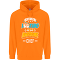 You're Looking at an Awesome Chef Mens 80% Cotton Hoodie Orange