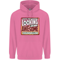 You're Looking at an Awesome Counsellor Mens 80% Cotton Hoodie Azelea
