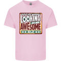 You're Looking at an Awesome DJ Mens Cotton T-Shirt Tee Top Light Pink