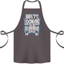 You're Looking at an Awesome Dad Cotton Apron 100% Organic Dark Grey