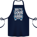 You're Looking at an Awesome Dad Cotton Apron 100% Organic Navy Blue