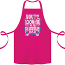 You're Looking at an Awesome Dad Cotton Apron 100% Organic Pink