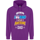 You're Looking at an Awesome Dad Mens 80% Cotton Hoodie Purple
