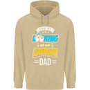 You're Looking at an Awesome Dad Mens 80% Cotton Hoodie Sand