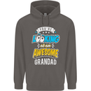 You're Looking at an Awesome Grandad Mens 80% Cotton Hoodie Charcoal