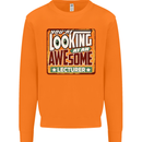 You're Looking at an Awesome Lecturer Mens Sweatshirt Jumper Orange