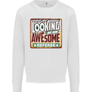 You're Looking at an Awesome Referee Mens Sweatshirt Jumper White