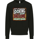 You're Looking at an Awesome Security Guard Mens Sweatshirt Jumper Black