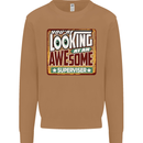 You're Looking at an Awesome Supervisor Mens Sweatshirt Jumper Caramel Latte