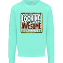 You're Looking at an Awesome Supervisor Mens Sweatshirt Jumper Peppermint