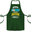 You're Looking at an Awesome Uncle Cotton Apron 100% Organic Forest Green