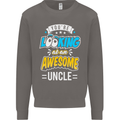 You're Looking at an Awesome Uncle Mens Sweatshirt Jumper Charcoal