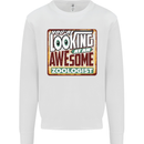 You're Looking at an Awesome Zoologist Mens Sweatshirt Jumper White