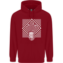 Zebra LSD Magic Mushrooms Hallucinogenic Childrens Kids Hoodie Red