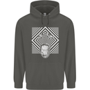 Zebra LSD Magic Mushrooms Hallucinogenic Childrens Kids Hoodie Storm Grey