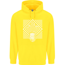 Zebra LSD Magic Mushrooms Hallucinogenic Childrens Kids Hoodie Yellow