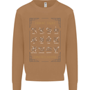 Zodiac Sign Constellations Mens Sweatshirt Jumper Caramel Latte