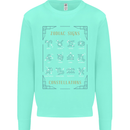 Zodiac Sign Constellations Mens Sweatshirt Jumper Peppermint