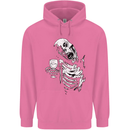 Zombie Cheer Skull Halloween Alcohol Beer Mens 80% Cotton Hoodie Azelea