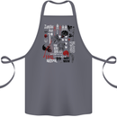 Zombie Halloween Vampire Dracular Skull Cotton Apron 100% Organic Steel
