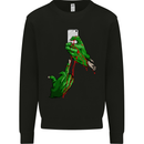 Zombie Selfie Funny Halloween Horror Mens Sweatshirt Jumper Black