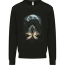 Zombie Street Halloween Mens Sweatshirt Jumper Black