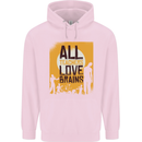 Zombie Teacher Love Brains Halloween Funny Mens 80% Cotton Hoodie Light Pink