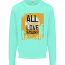 Zombie Teacher Love Brains Halloween Funny Mens Sweatshirt Jumper Peppermint