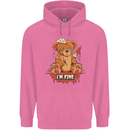 Zombie Teddy Bear Halloween Gothic Murder Childrens Kids Hoodie Azalea