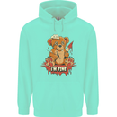 Zombie Teddy Bear Halloween Gothic Murder Childrens Kids Hoodie Peppermint