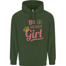 11th Birthday Girl 11 Year Old Princess Childrens Kids Hoodie Forest Green