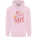 11th Birthday Girl 11 Year Old Princess Childrens Kids Hoodie Light Pink