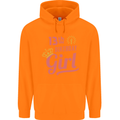 13th Birthday Girl 13 Year Old Princess Childrens Kids Hoodie Orange