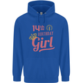 14th Birthday Girl 14 Year Old Princess Childrens Kids Hoodie Royal Blue