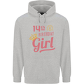 14th Birthday Girl 14 Year Old Princess Childrens Kids Hoodie Sports Grey