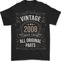 15th Birthday Limited Edition 2008 Mens T-Shirt 100% Cotton BLACK