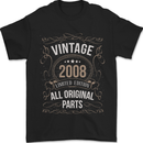 15th Birthday Limited Edition 2008 Mens T-Shirt 100% Cotton Black