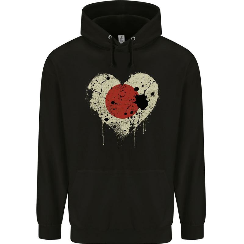 Love Japan Flag Japanese Day Football Mens 80% Cotton Hoodie